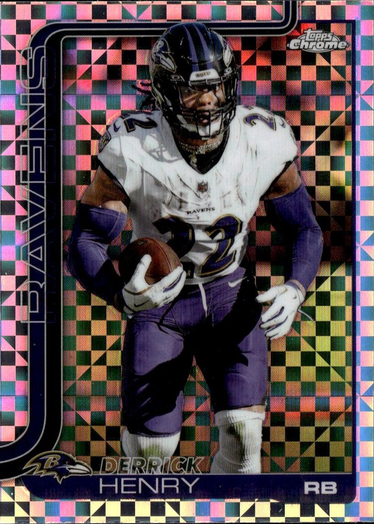2025 Topps Chrome Derrick Henry graded slab