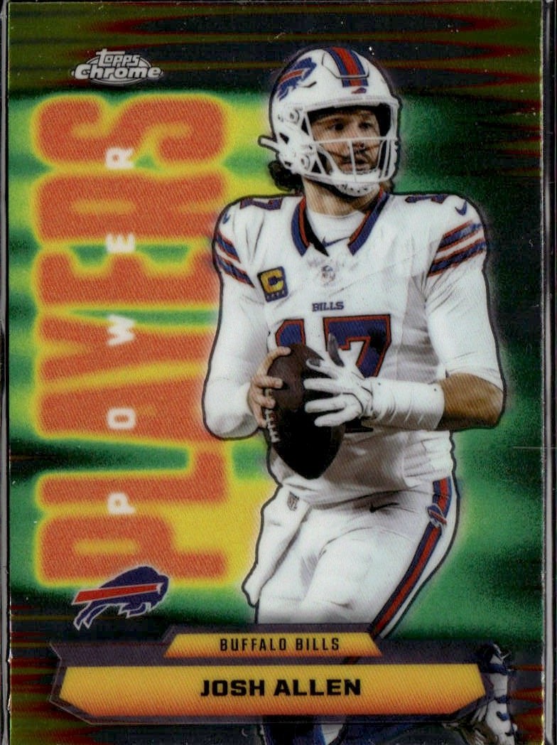 2025 TOPPS CHROME JOSH ALLEN graded slab