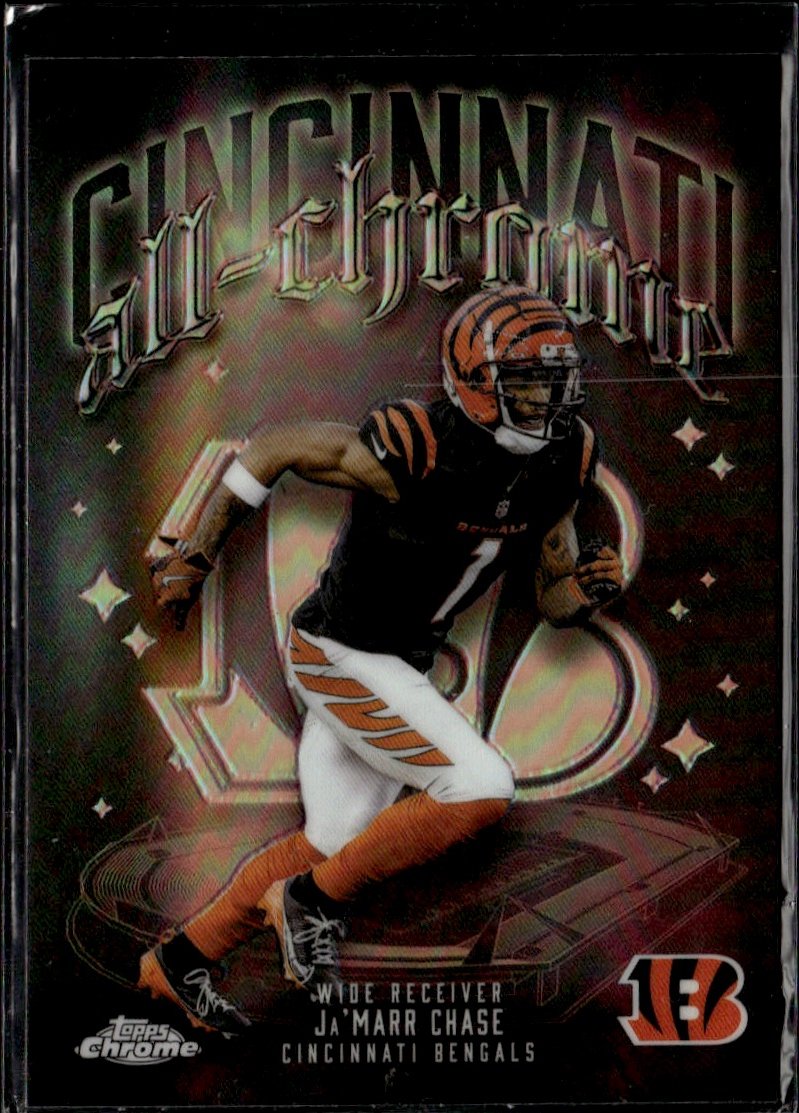2025 Topps Chrome Ja'Marr Chase graded slab
