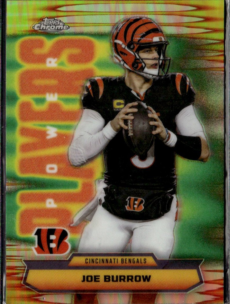 2025 Topps Chrome Joe Burrow graded slab