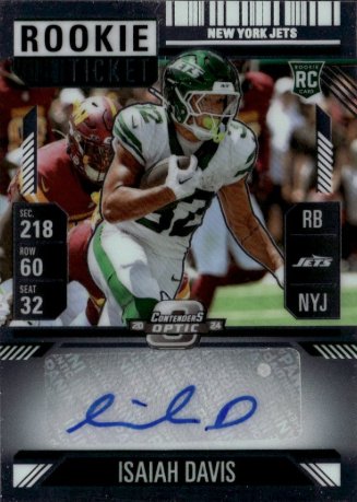 2024 Contenders Isaiah Davis graded slab