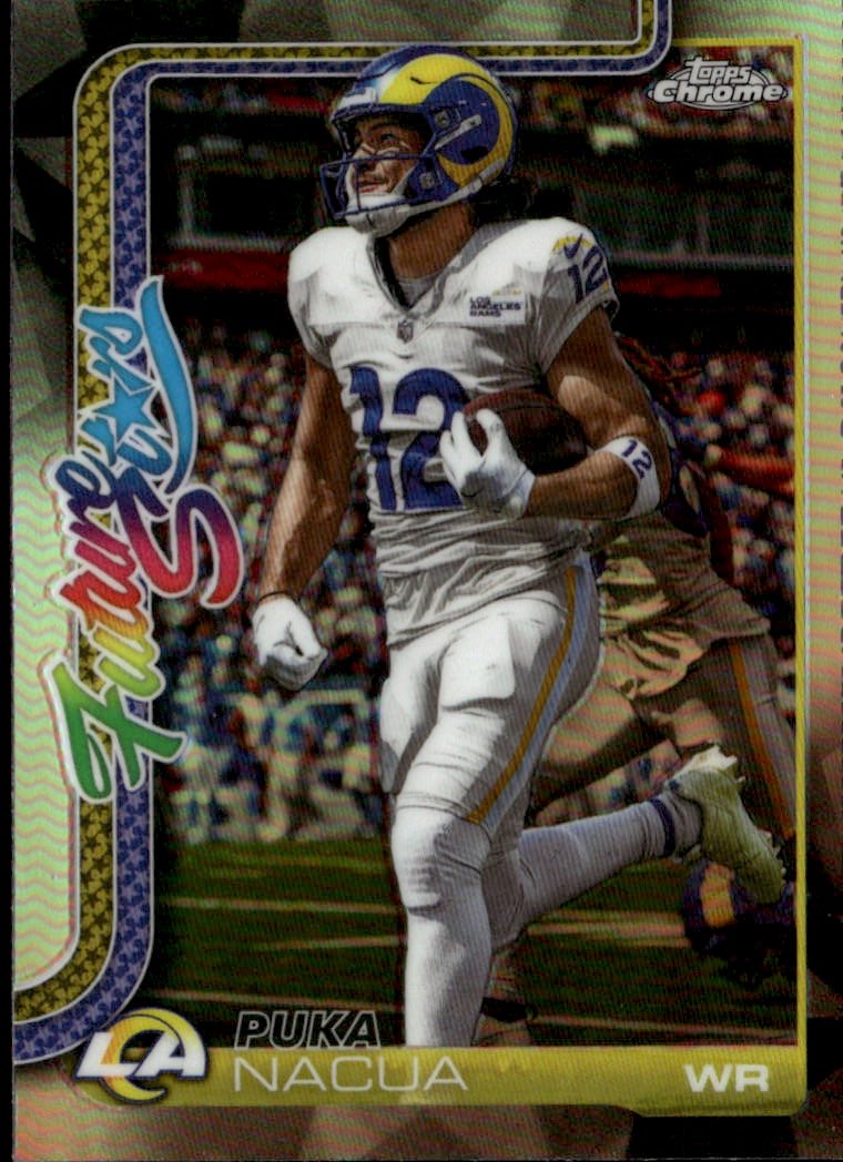 2025 Topps Chrome Puka Nacua graded slab