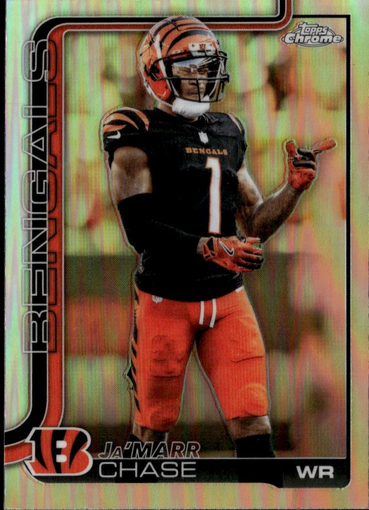2025 Topps Chrome Ja'Marr Chase graded slab
