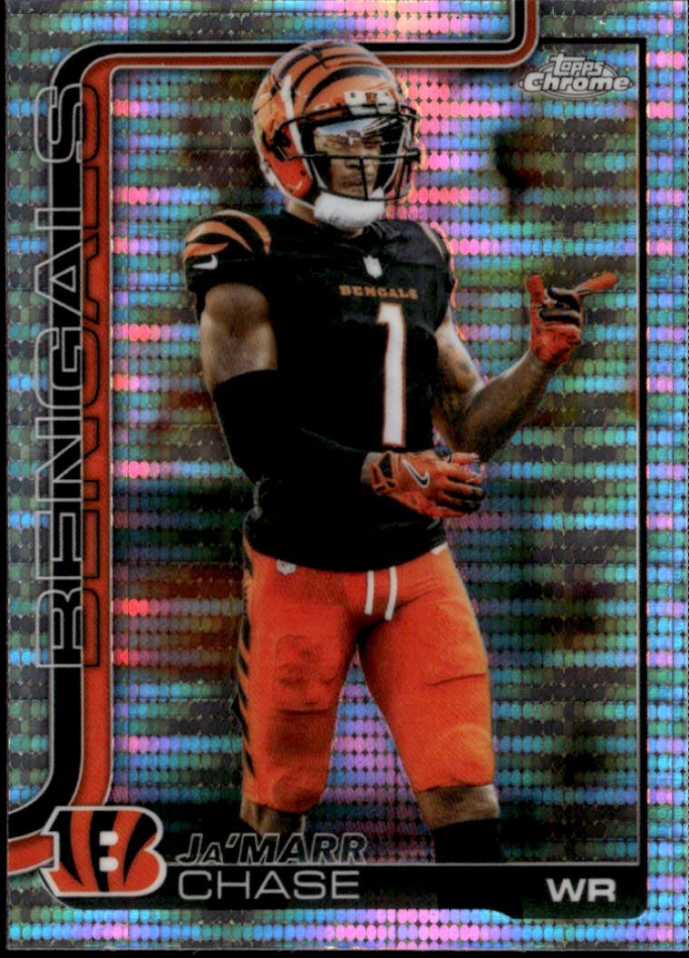 2025 Topps Chrome Ja'Marr Chase graded slab