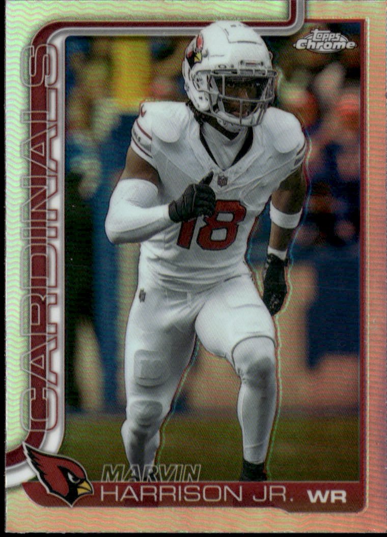 2025 Topps Chrome Marvin Harrison Jr. graded slab