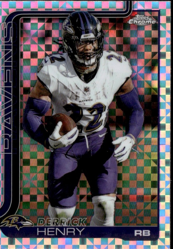 2025 Topps Chrome Derrick Henry graded slab
