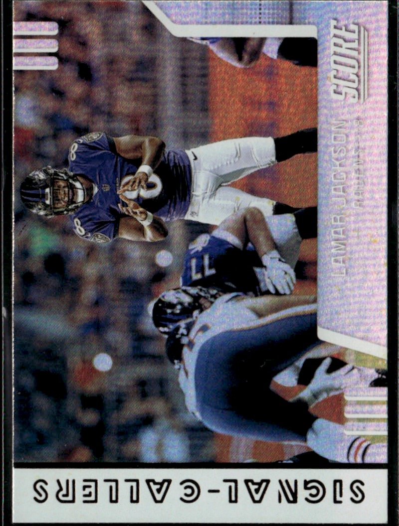 2019 Score Lamar Jackson graded slab