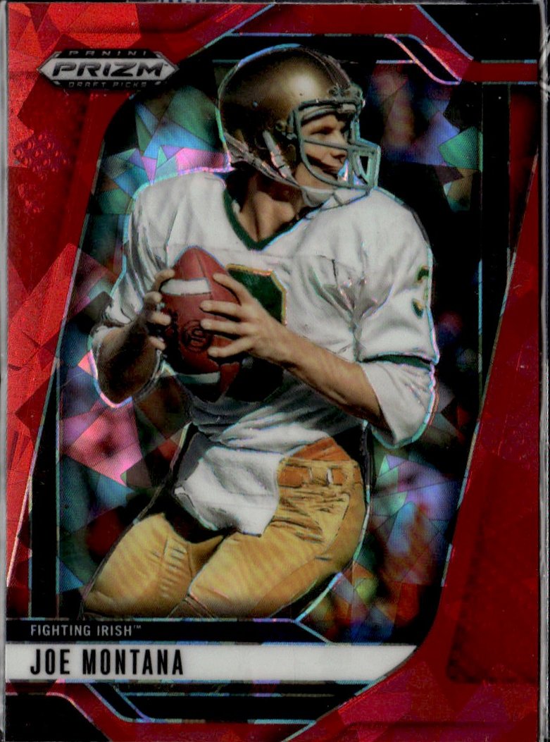 2025 Prizm Draft Picks Joe Montana graded slab