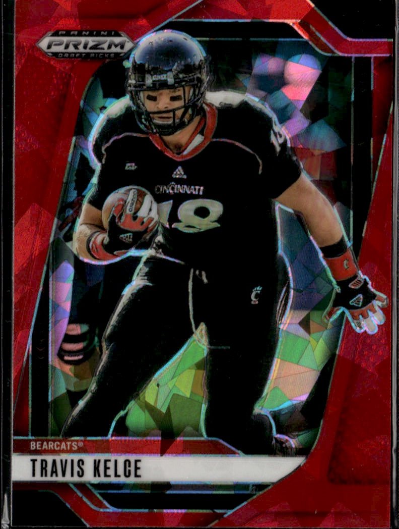 2025 Prizm Draft Picks Travis Kelce graded slab