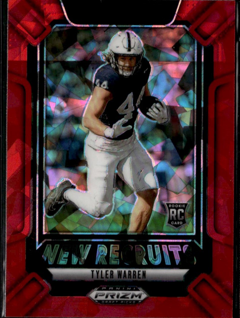 2025 Prizm Draft Picks Tyler Warren graded slab