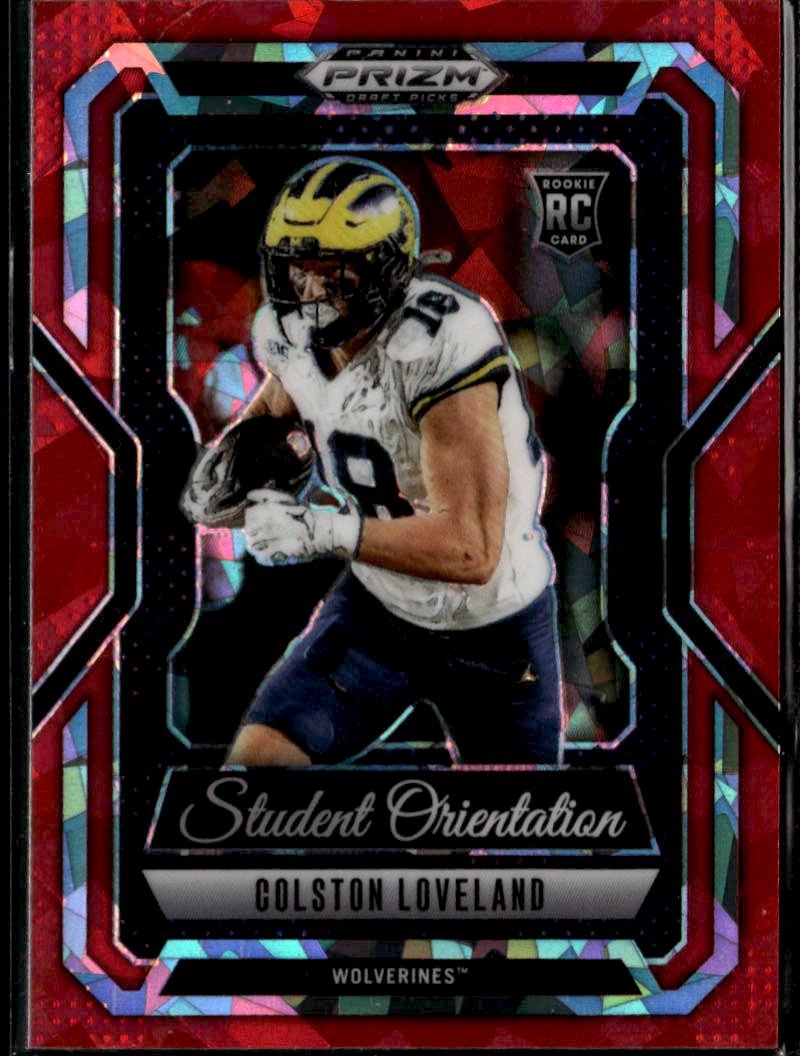 2025 Prizm Draft Picks Colston Loveland graded slab