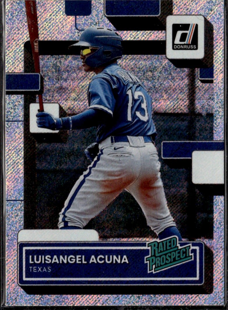 2022 Donruss Luisangel Acuna graded slab