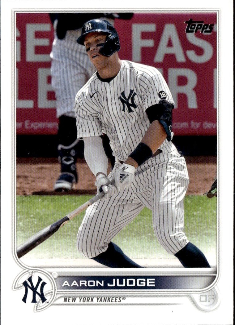 2022 Topps Aaron Judge graded slab