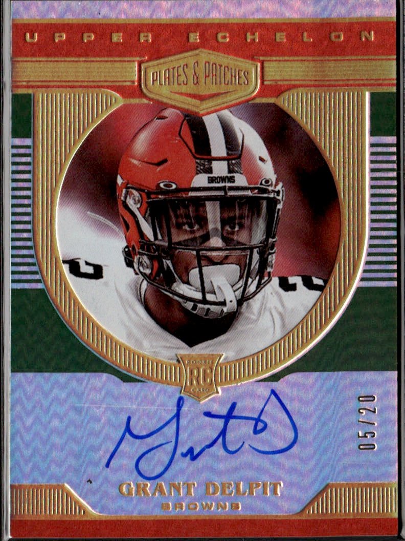 2020 Plates & Patches Grant Delpit graded slab