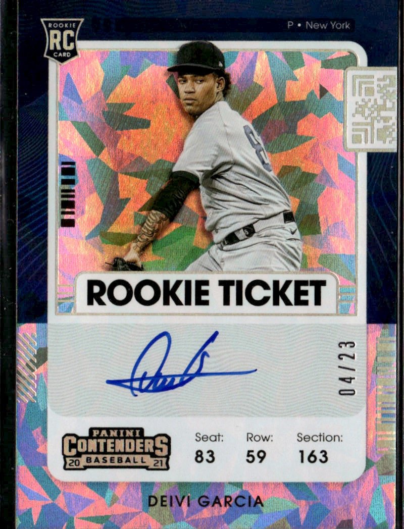 2021 Contenders Deivi Garcia graded slab