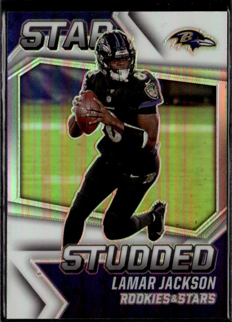 2021 Rookies & Stars Lamar Jackson graded slab