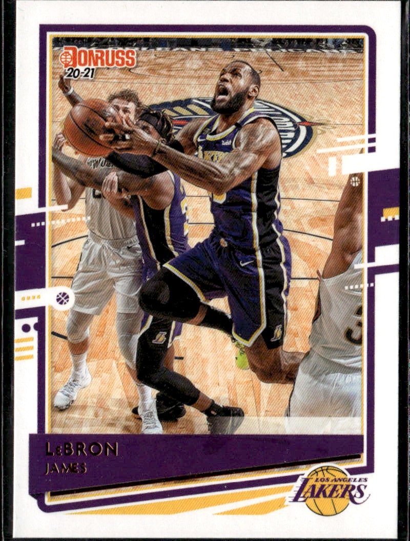 2021 Donruss Lebron James graded slab