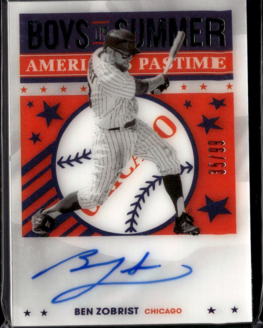 2021 Americas Pastime Ben Zobrist graded slab