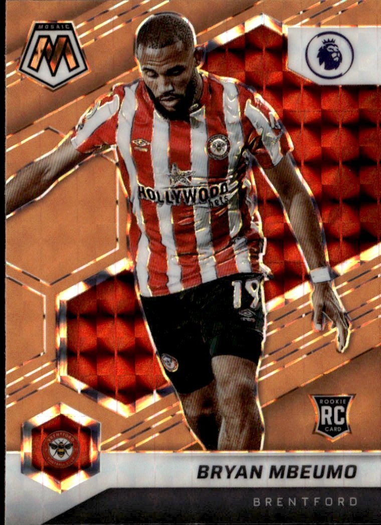 2022 Mosaic Premier League Bryan Mbeumo graded slab