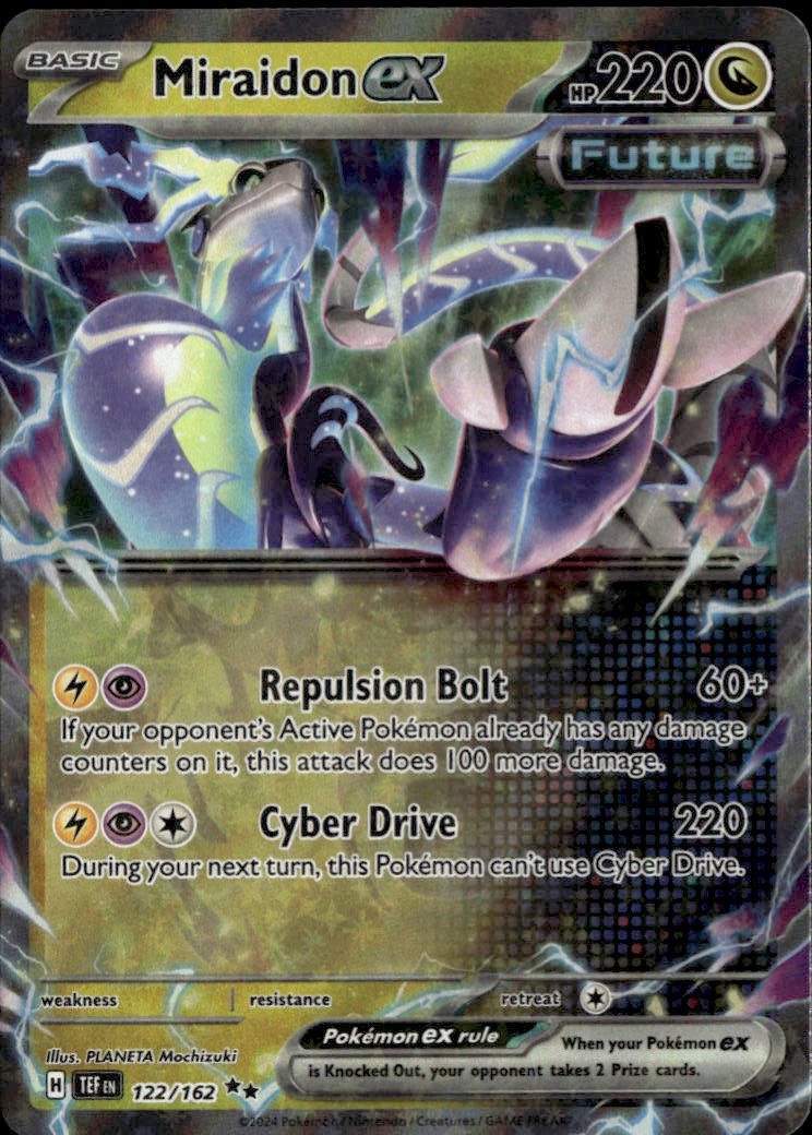 2024 Pokemon Tef Miraidon Ex graded slab