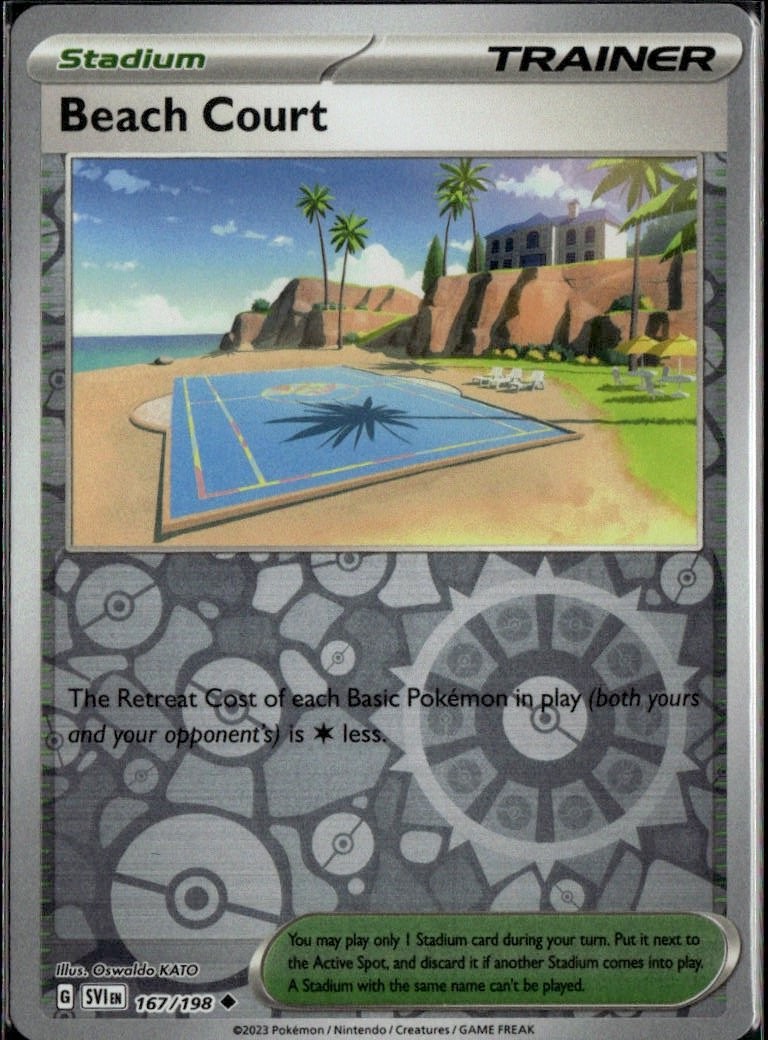 Beach Court graded slab