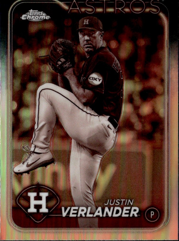 2024 Topps Chrome Justin Verlander graded slab