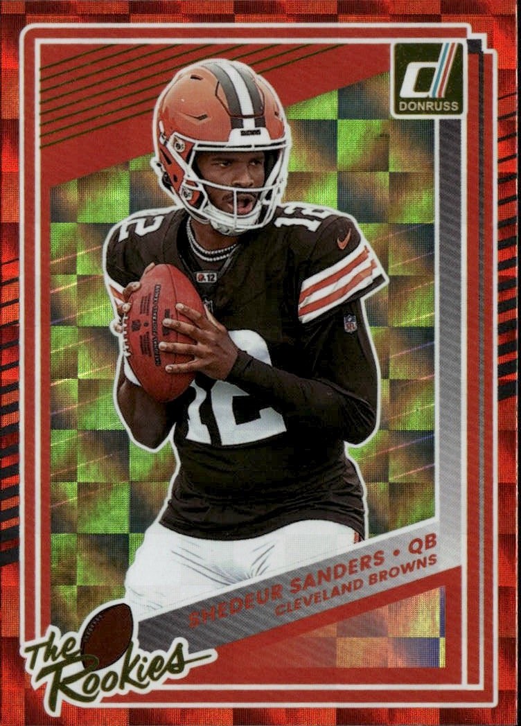 2025 Donruss Shedeur Sanders graded slab