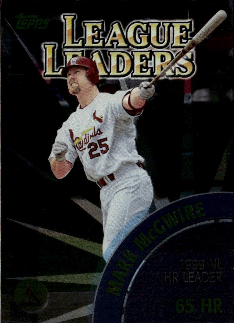 2000 Topps M.Mcgwire / K.Griffey Jr. graded slab