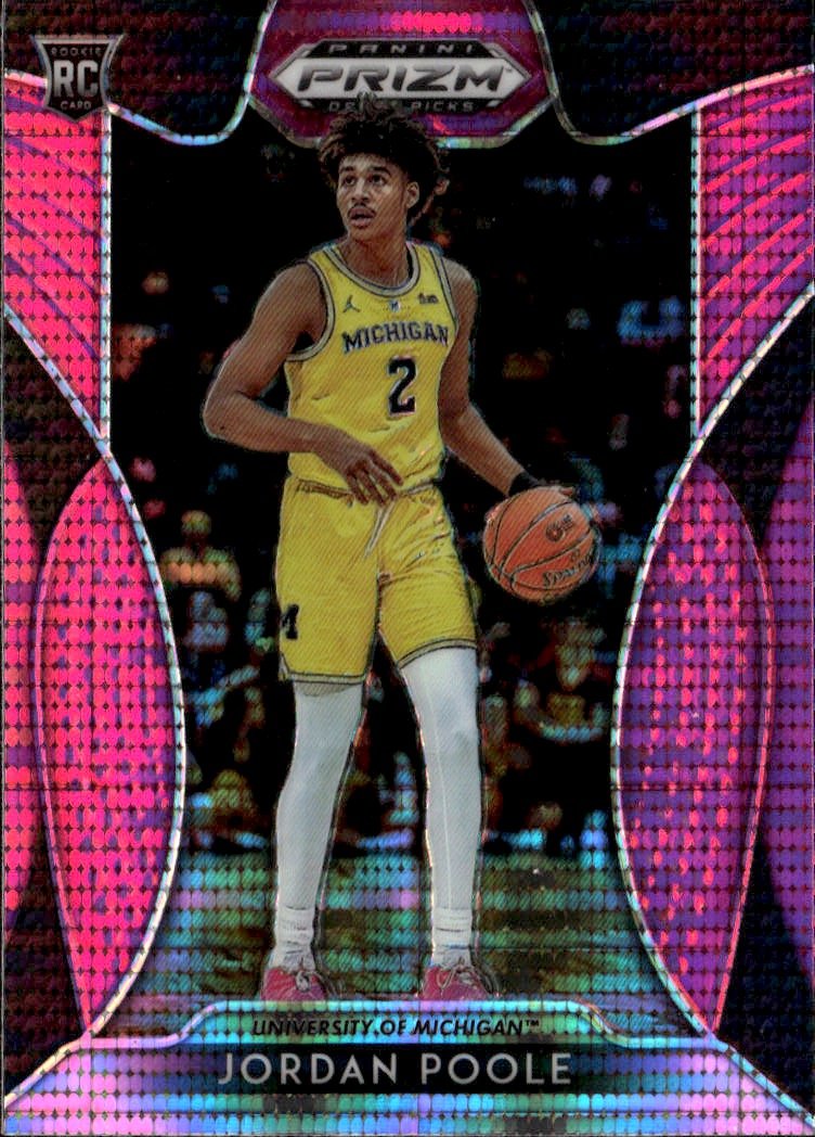 2019 Prizm Draft Picks Jordan Poole graded slab