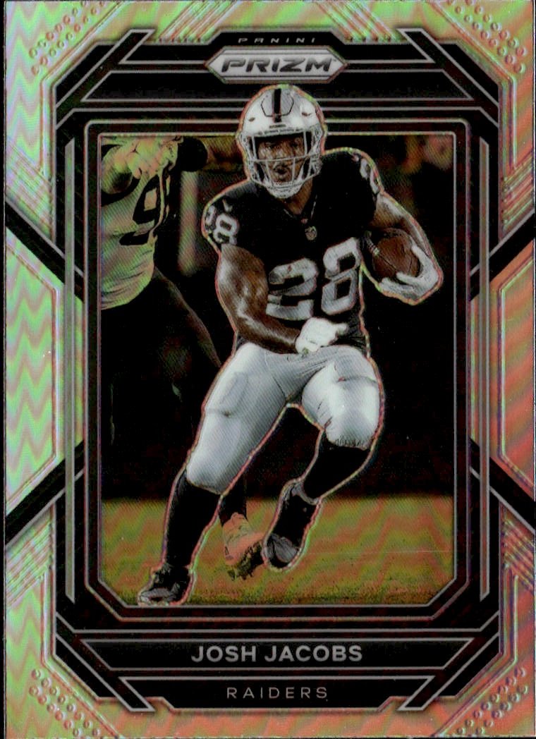 2022 Prizm Josh Jacobs graded slab