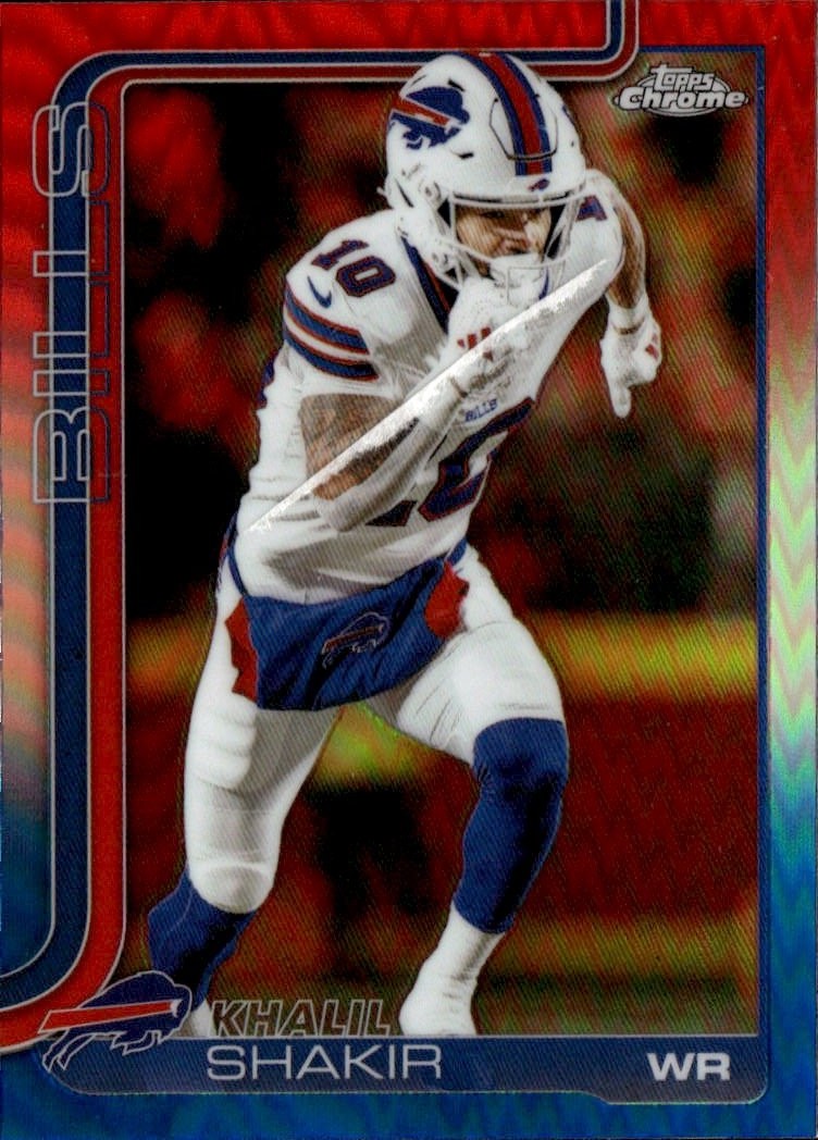2025 Topps Chrome Khalil Shakir graded slab