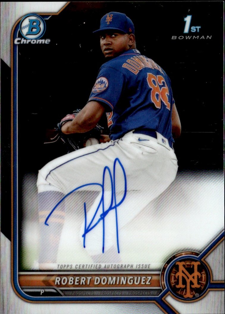2022 Bowman Chrome Robert Dominguez graded slab