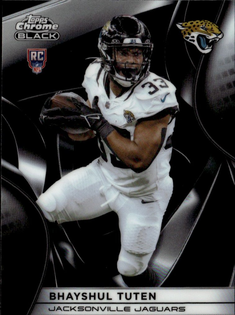 2025 Topps Chrome Black Bhayshul Tuten graded slab