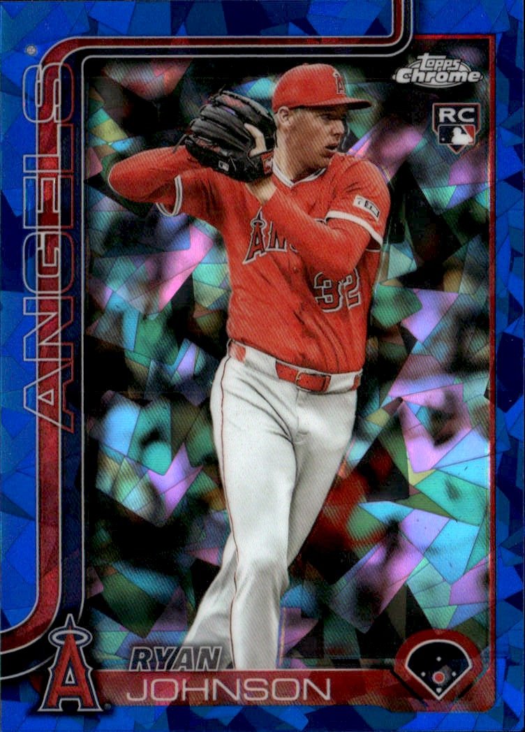 2025 Topps Chrome Sapphire Ryan Johnson graded slab