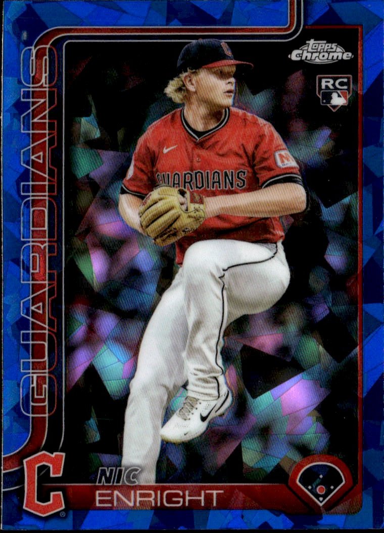 2025 Topps Chrome Sapphire Nic Enright graded slab