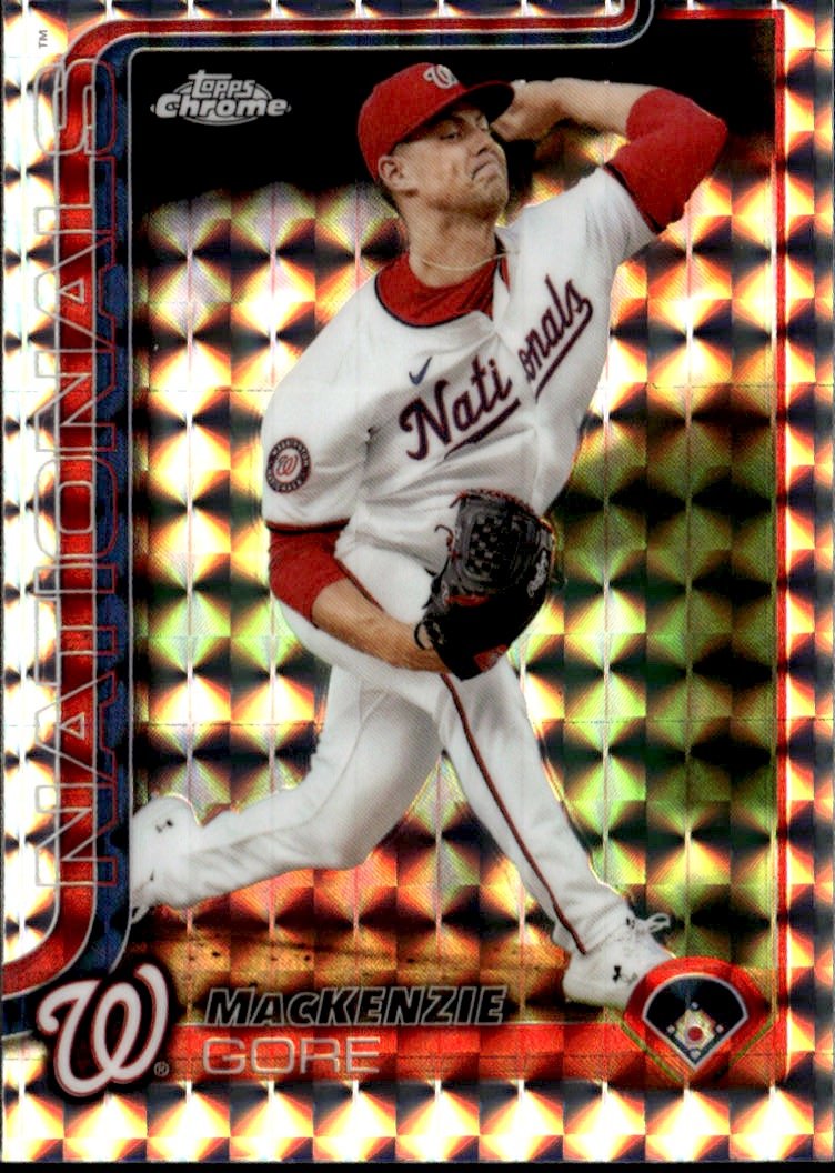 2025 Topps Chrome Mackenzie Gore graded slab