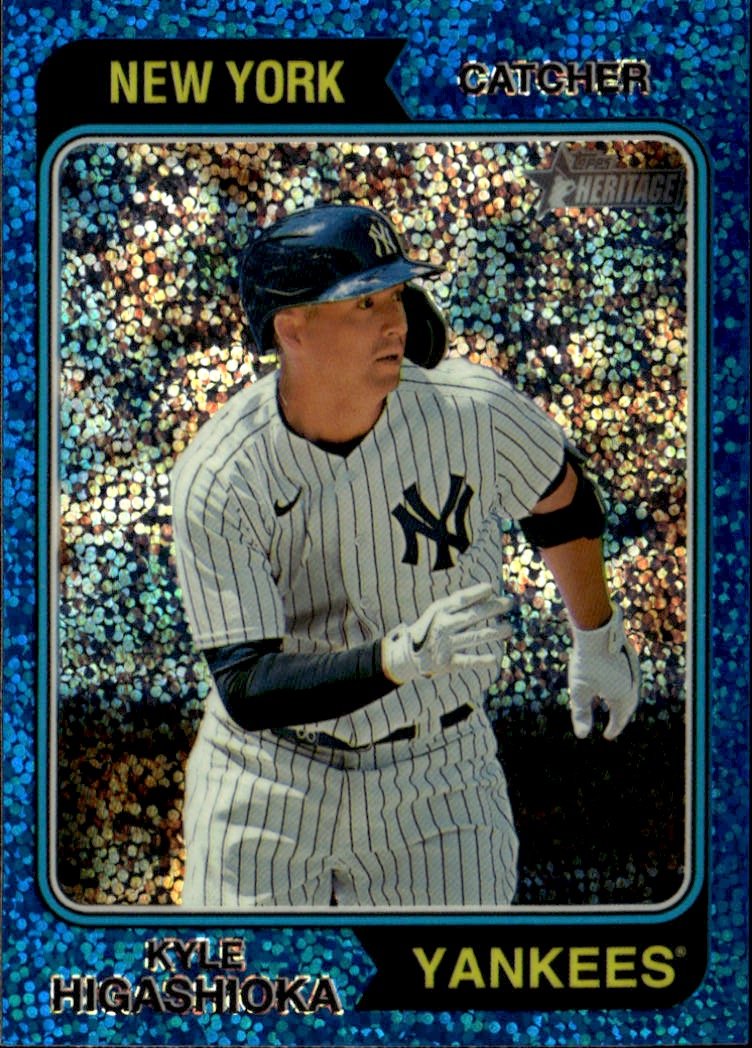 2023 Topps Heritage Kyle Higashioka graded slab