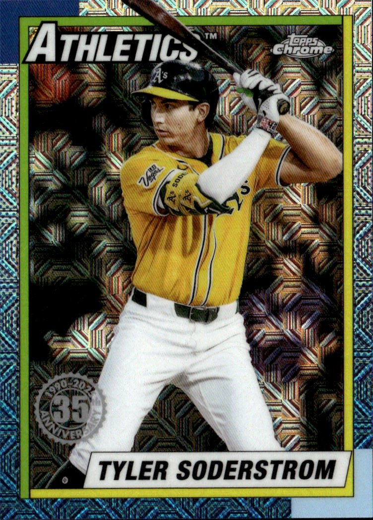 2025 Topps Chrome Tyler Soderstrom graded slab