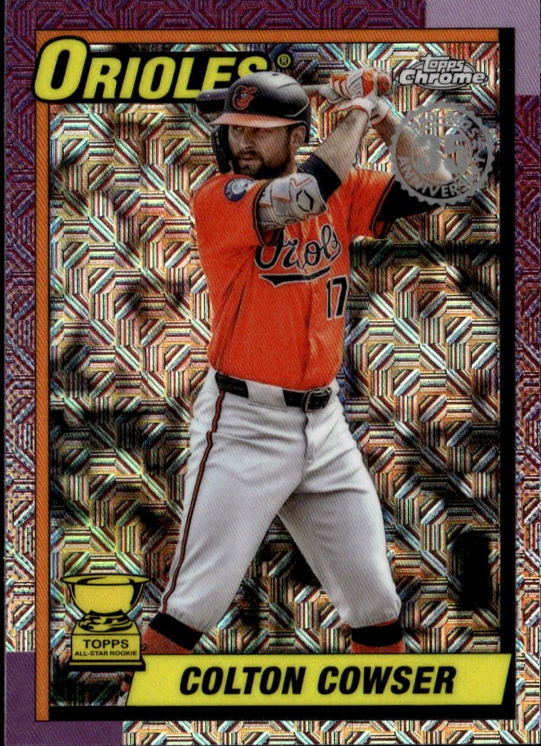 2025 Topps Chrome Colton Cowser graded slab