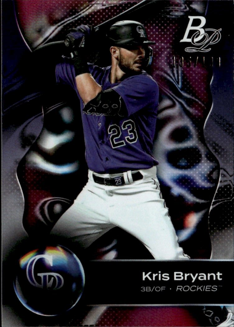 2023 Bowman Platinum Kris Bryant graded slab