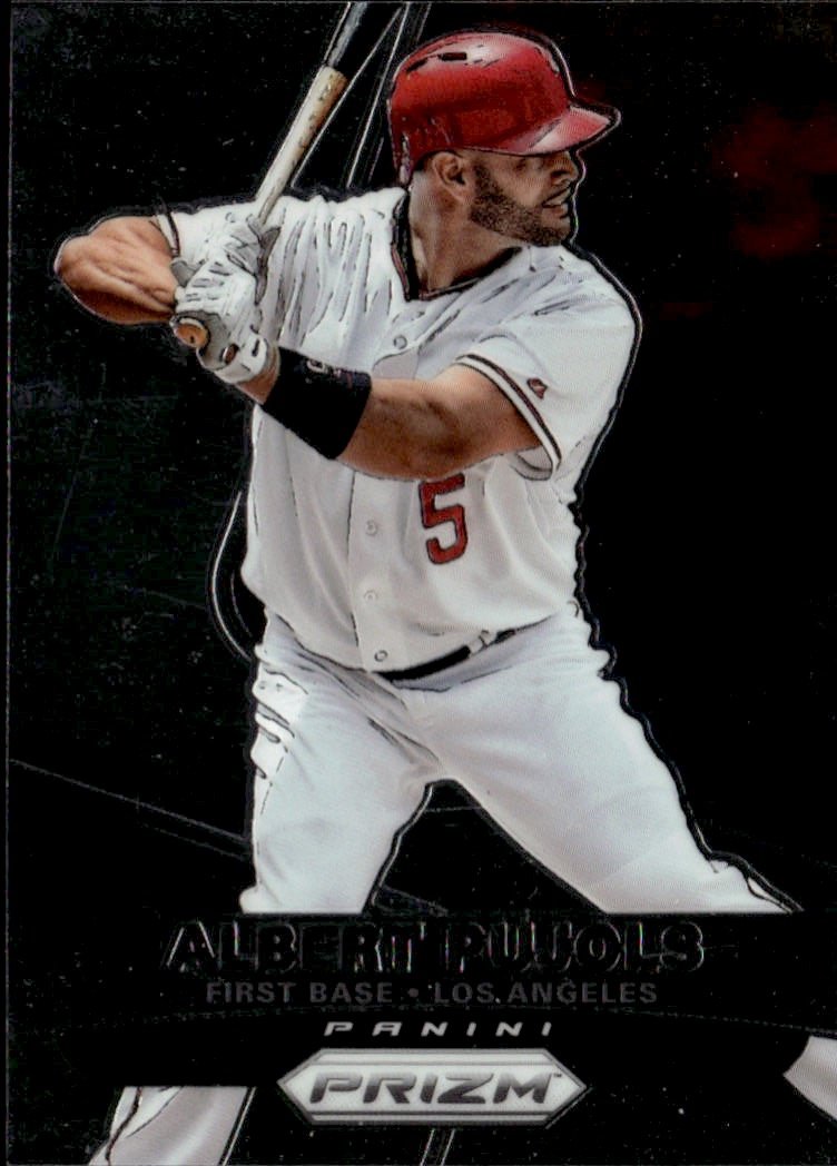 2015 Prizm Albert Pujols graded slab