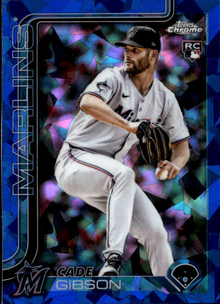 2025 Topps Chrome Sapphire Cade Gibson graded slab