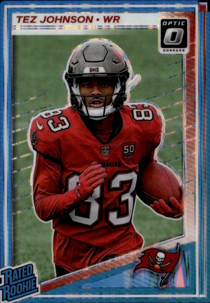 2025 Donruss Optic Tez Johnson graded slab