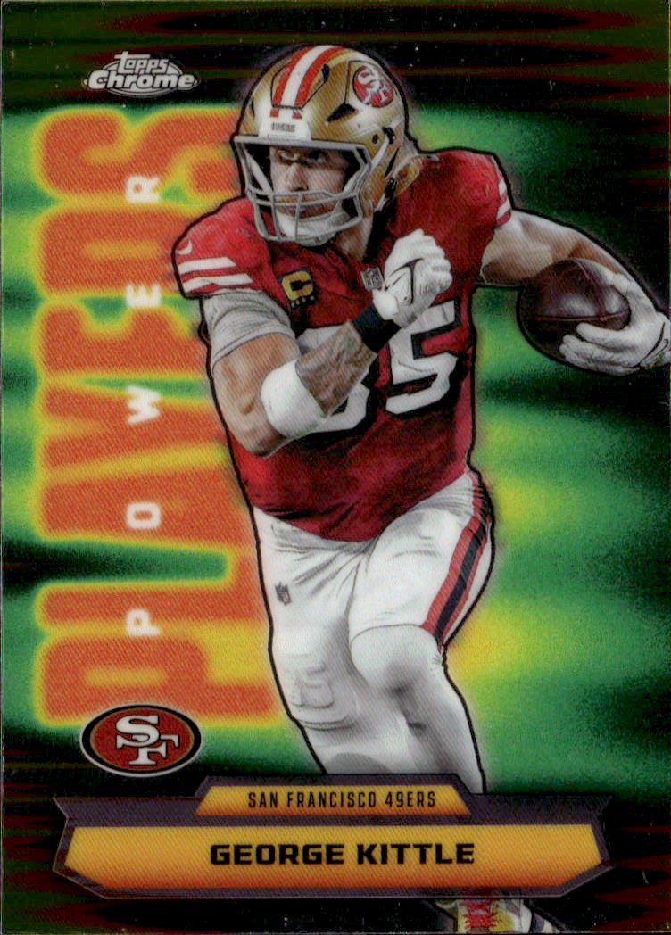 2025 Topps Chrome George Kittle graded slab