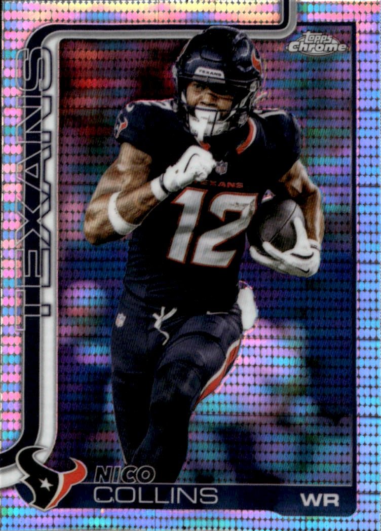 2025 Topps Chrome Nico Collins graded slab