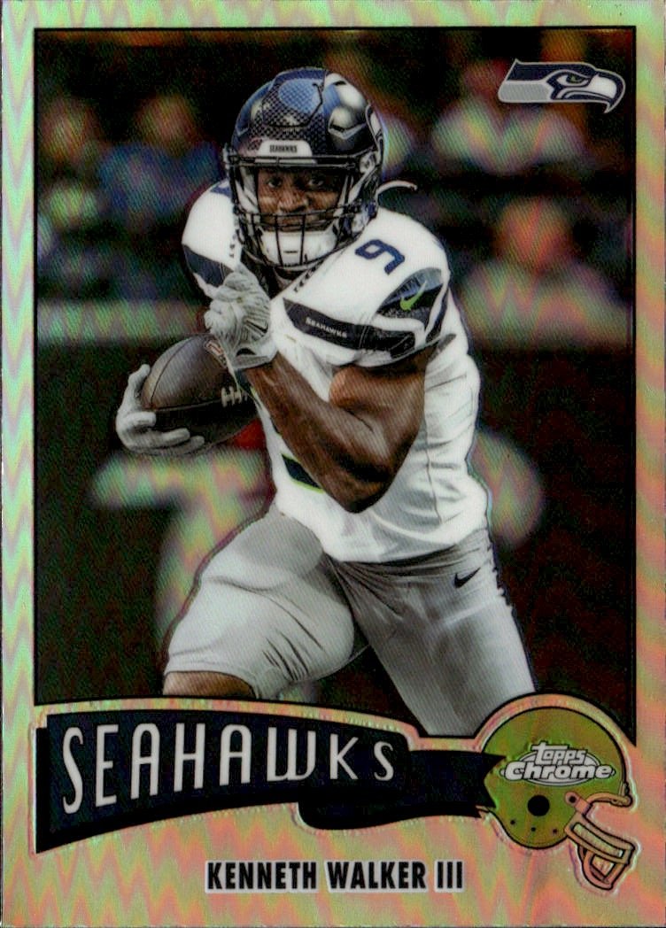 2025 Topps Chrome Kenneth Walker III graded slab