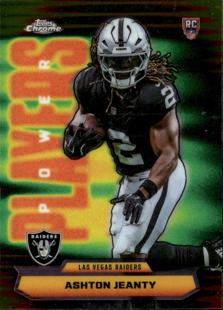 2025 Topps Chrome Ashton Jeanty graded slab