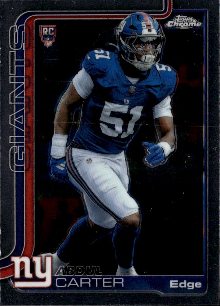 2025 Topps Chrome Abdul Carter graded slab