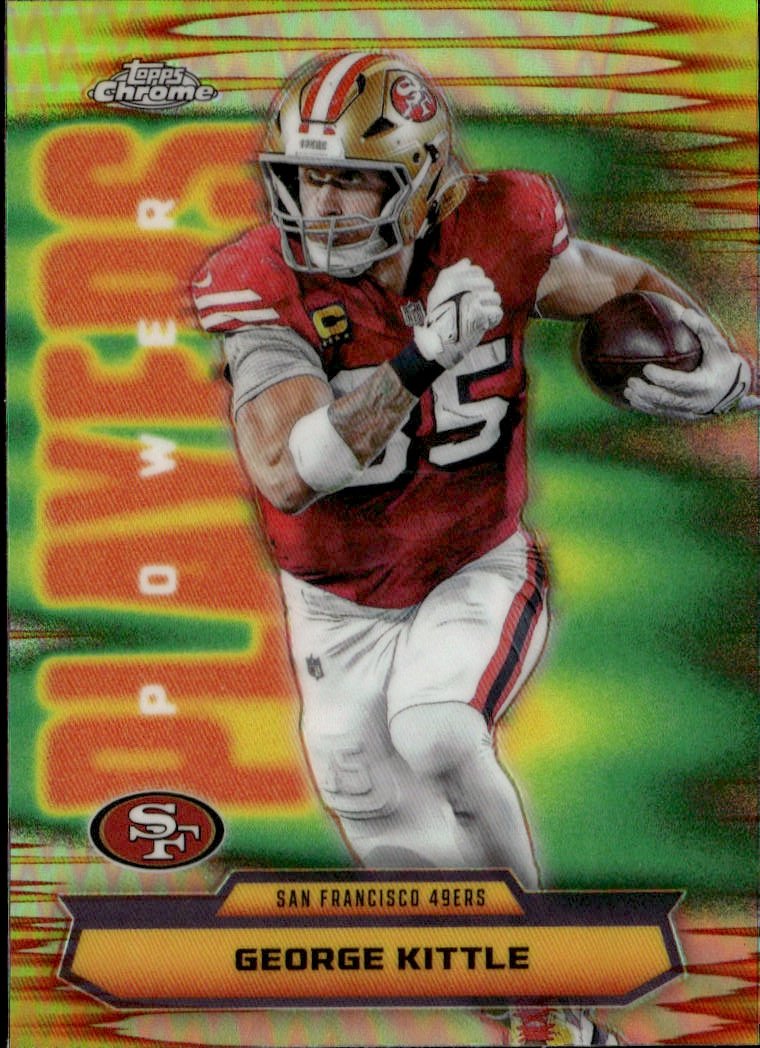 2025 Topps Chrome George Kittle graded slab