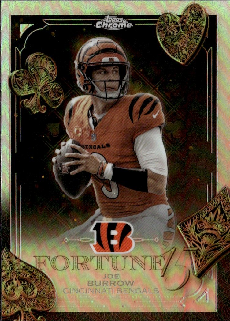2025 Topps Chrome Joe Burrow graded slab